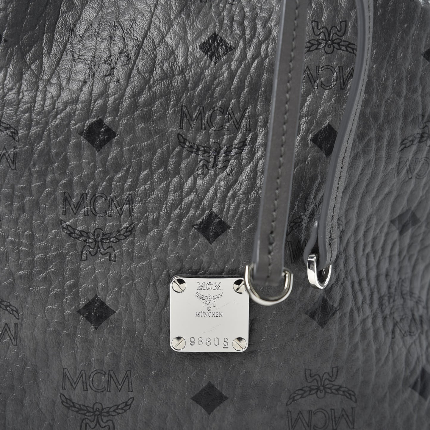 Visetos Small Essential Drawstring Bucket Bag Phantom Grey