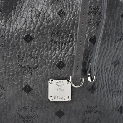 MCM Visetos Small Essential Drawstring Bucket Bag Phantom Grey 8 of 9