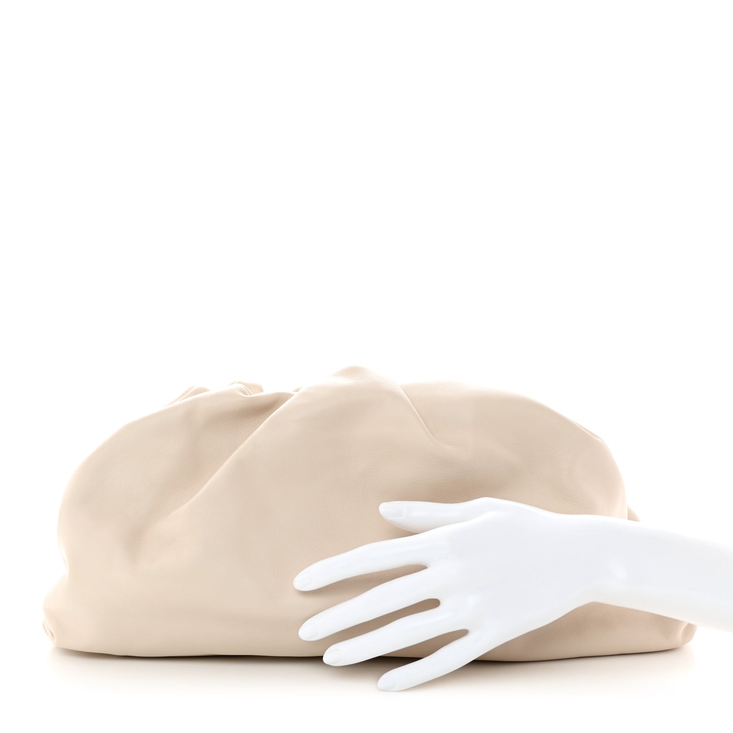 Smooth Butter Calf The Pouch Oversized Clutch Mist