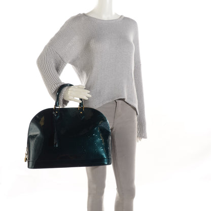 Louis Vuitton Vernis Alma GM Blue Infini 2 of 7