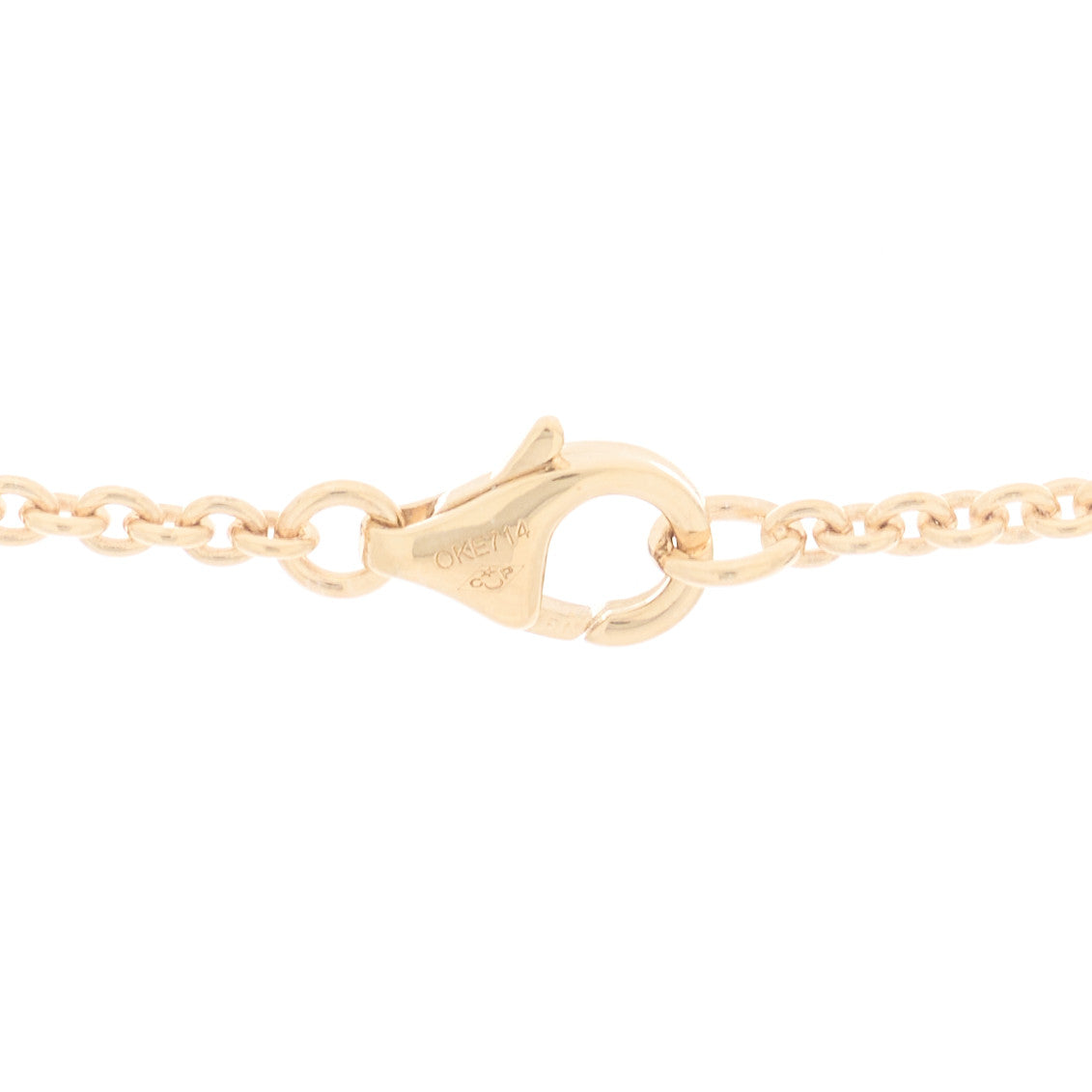 18K Yellow Gold Interlocking LOVE Necklace
