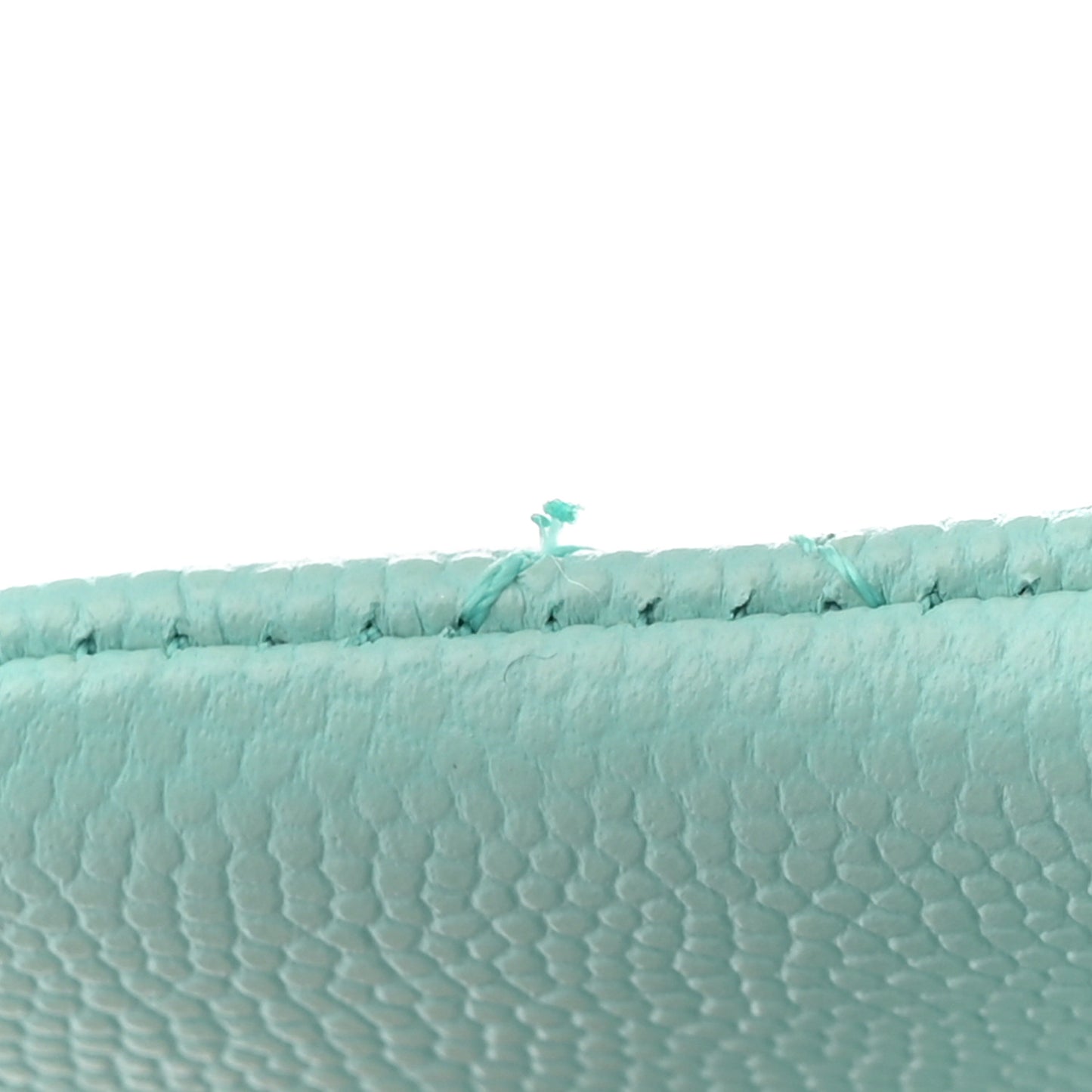 Lambskin Quilted Medium Double Flap Light Blue