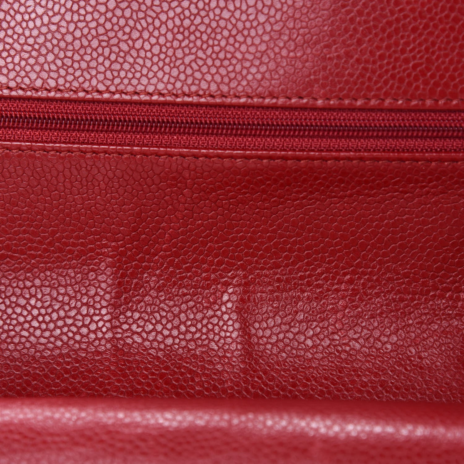 Chanel Caviar Quilted Medium Double Flap Red 8 of 13