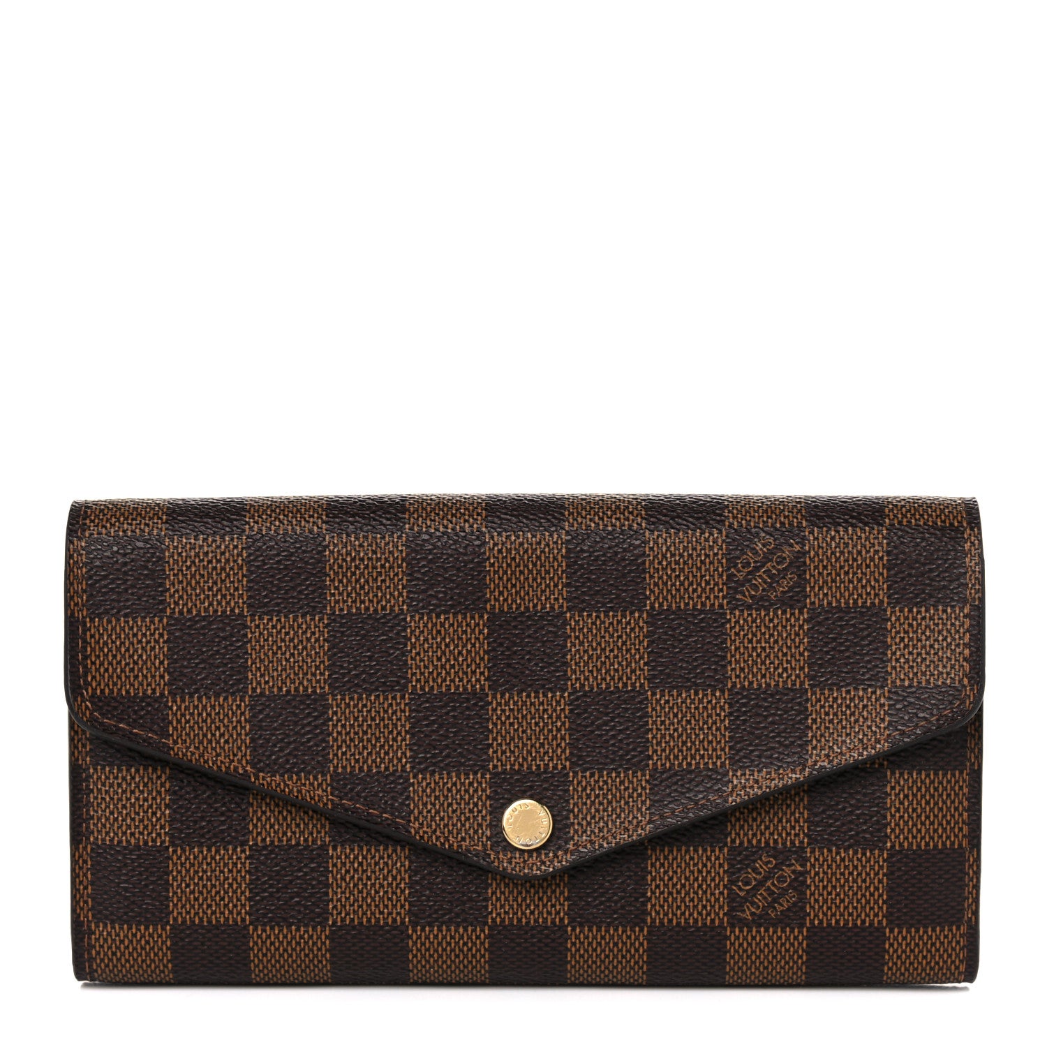 Louis Vuitton Damier Ebene Sarah Wallet NM 1 of 14
