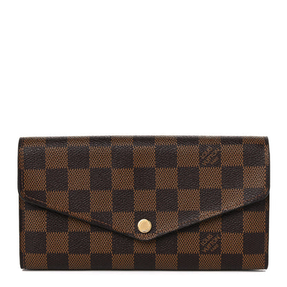 Louis Vuitton Damier Ebene Sarah Wallet NM 1 of 14