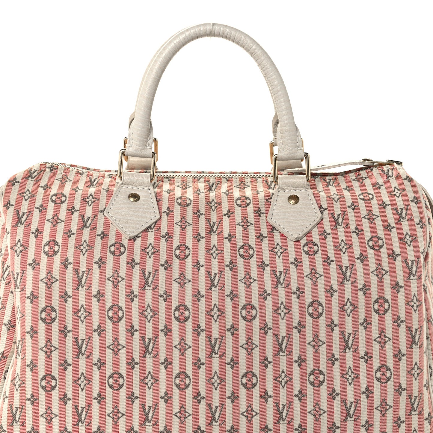 Mini Lin Croisette Speedy 30 Rouge