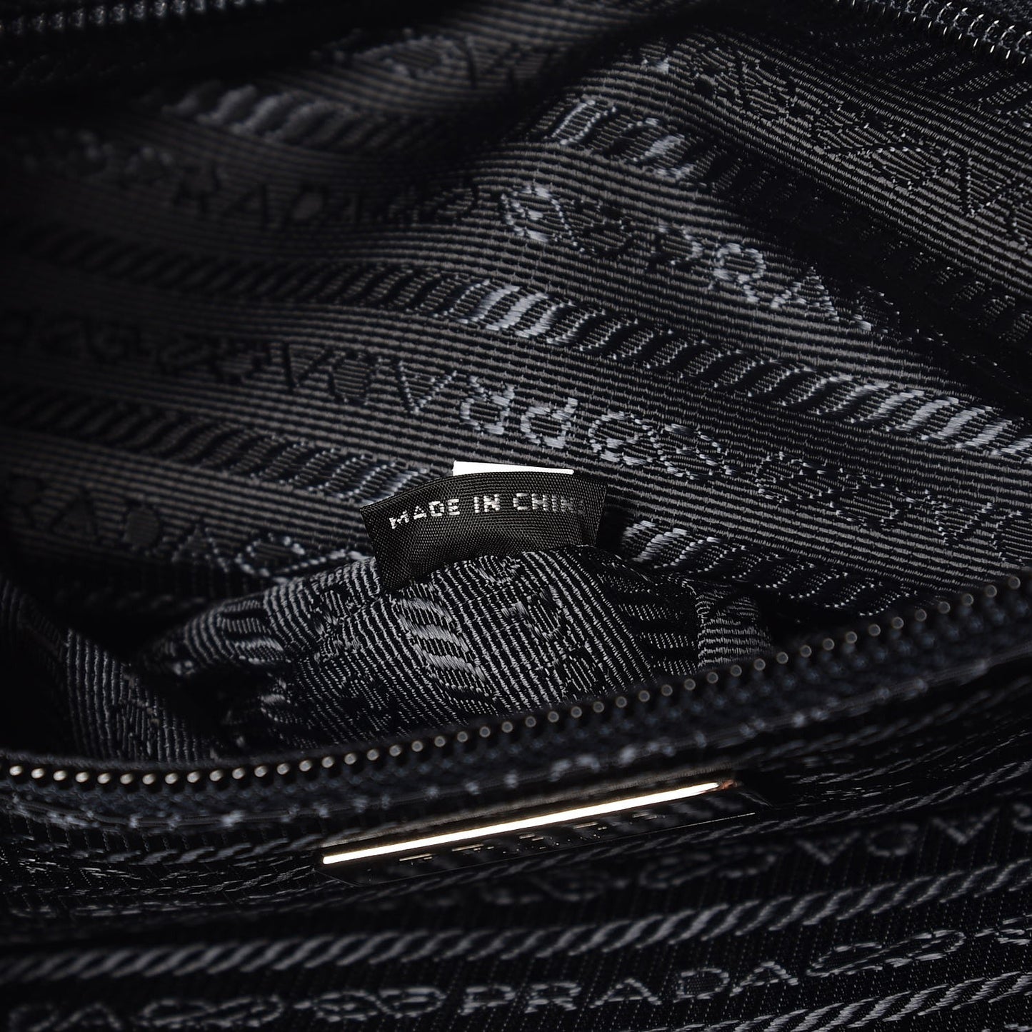 Tessuto Nylon Saffiano Duffel Bag Blue