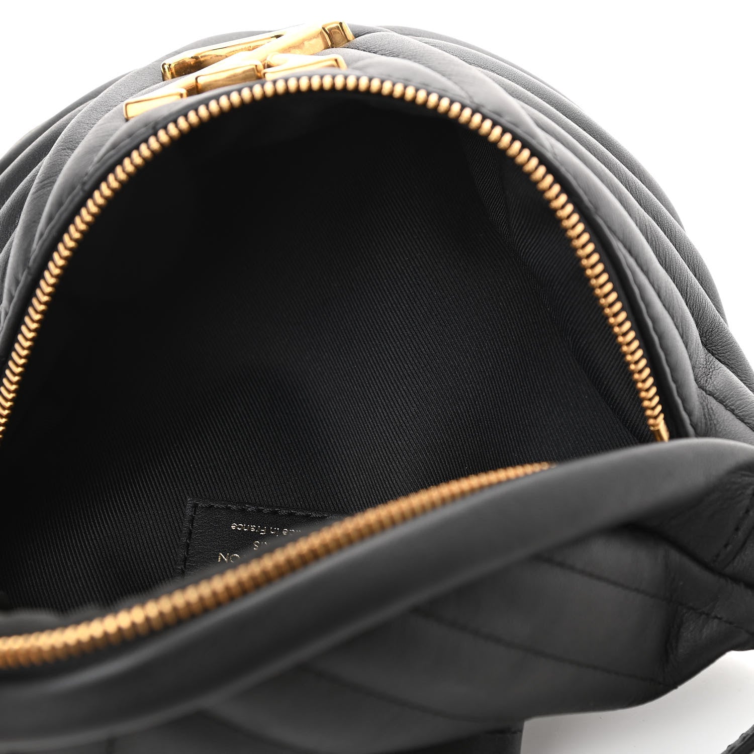 Louis Vuitton Calfskin Quilted New Wave Bumbag Black 5 of 10