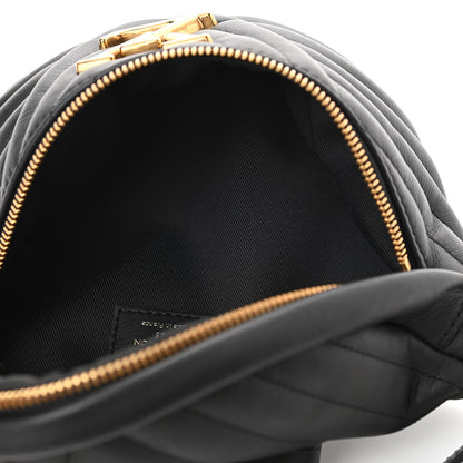 Louis Vuitton Calfskin Quilted New Wave Bumbag Black 5 of 10