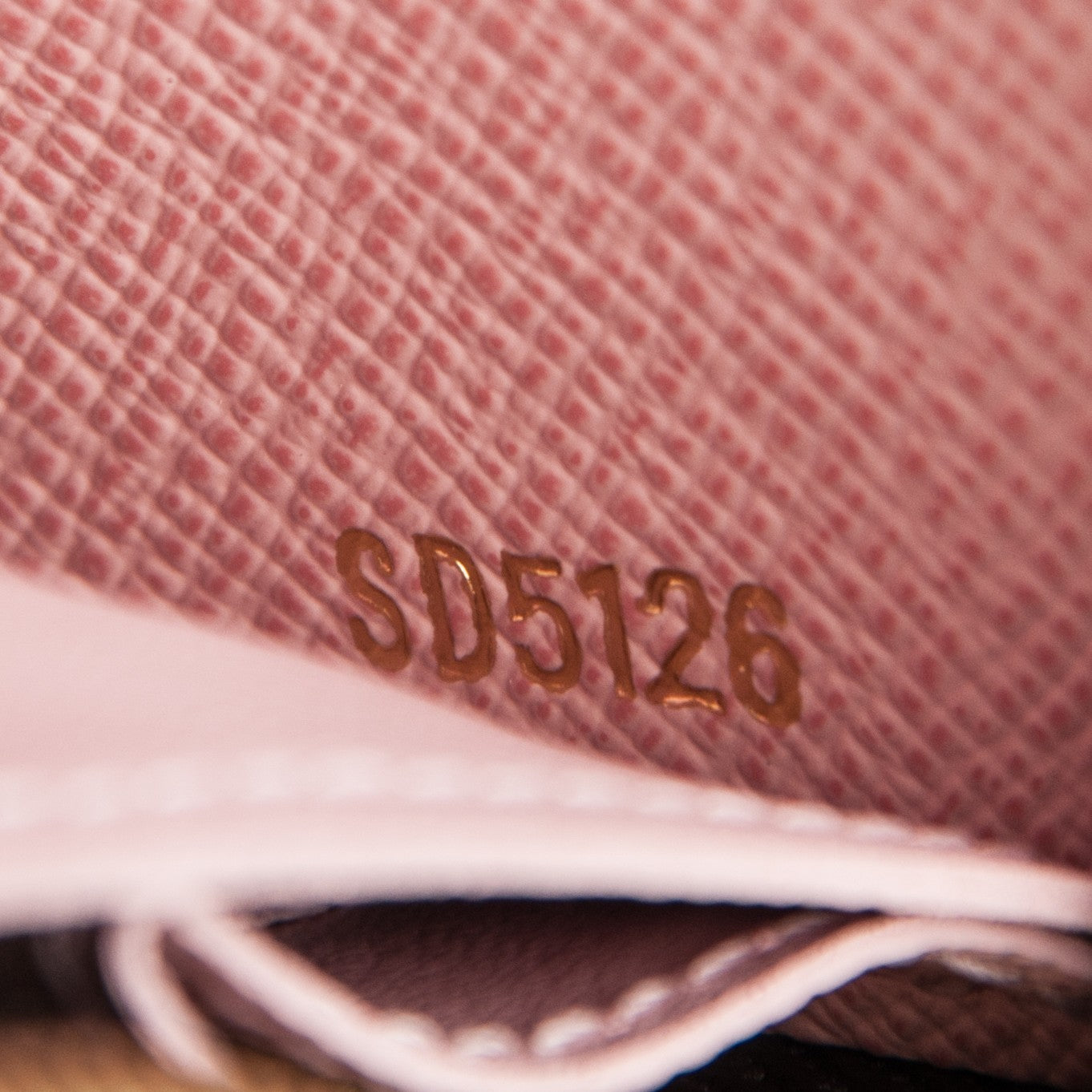 Monogram Clemence Wallet Rose Ballerine