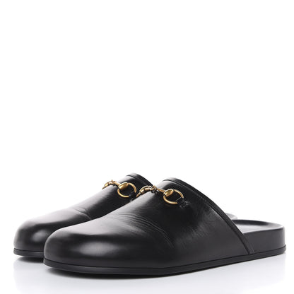Gucci Malaga Kid Womens Horsebit River Slippers 39 Black 3 of 8