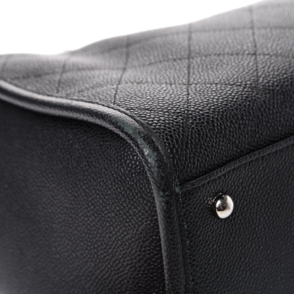 Chanel Caviar Stitched Shopping Tote Black 13 of 14