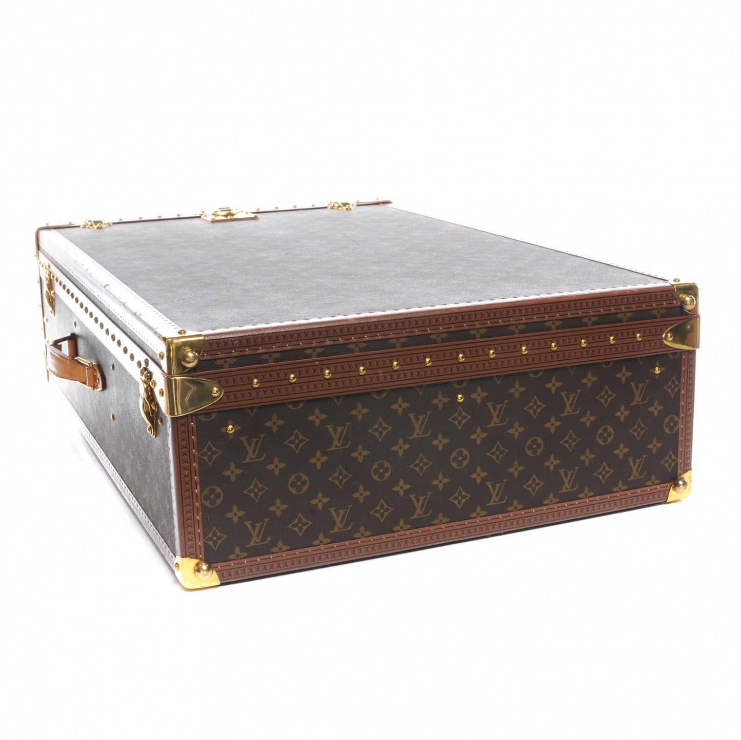 Monogram Custom Standing Wardrobe Trunk