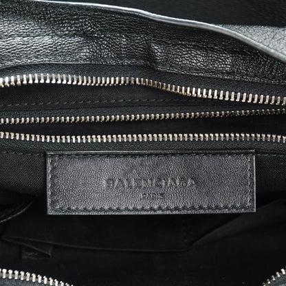 Balenciaga Chevre Silver Metallic Edge Hardware City Black 6 of 7