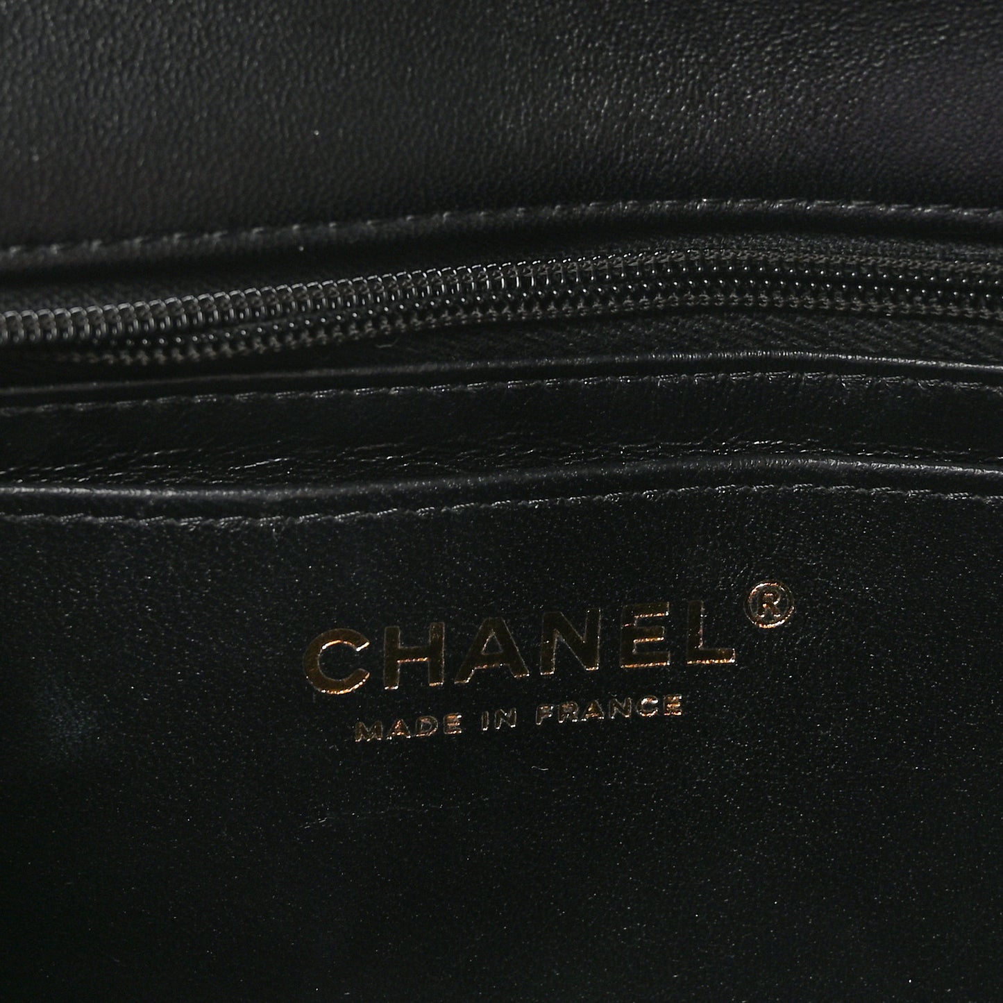 Lambskin Quilted Mini Rectangular Flap Black