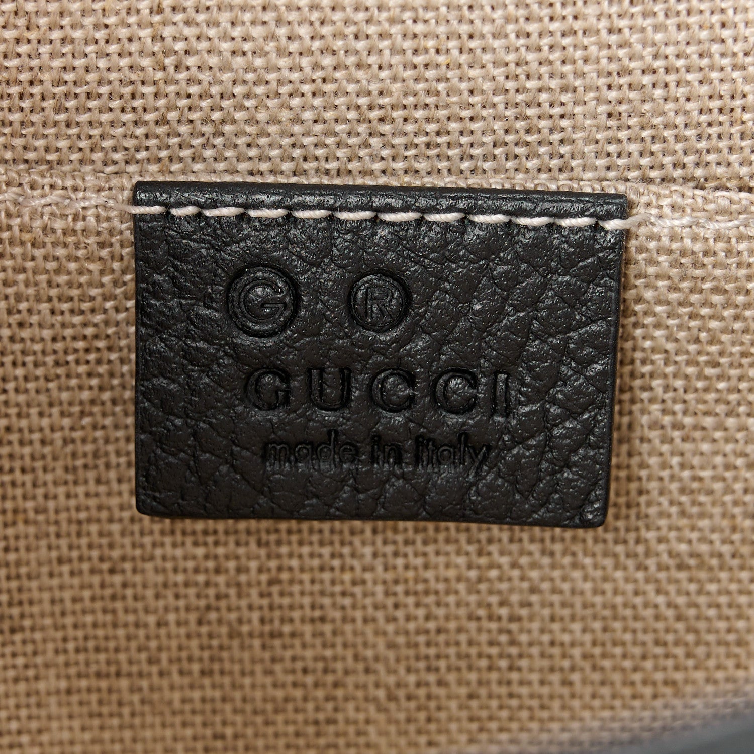 Gucci Dollar Calfskin Small Interlocking G Shoulder Bag Black 6 of 11
