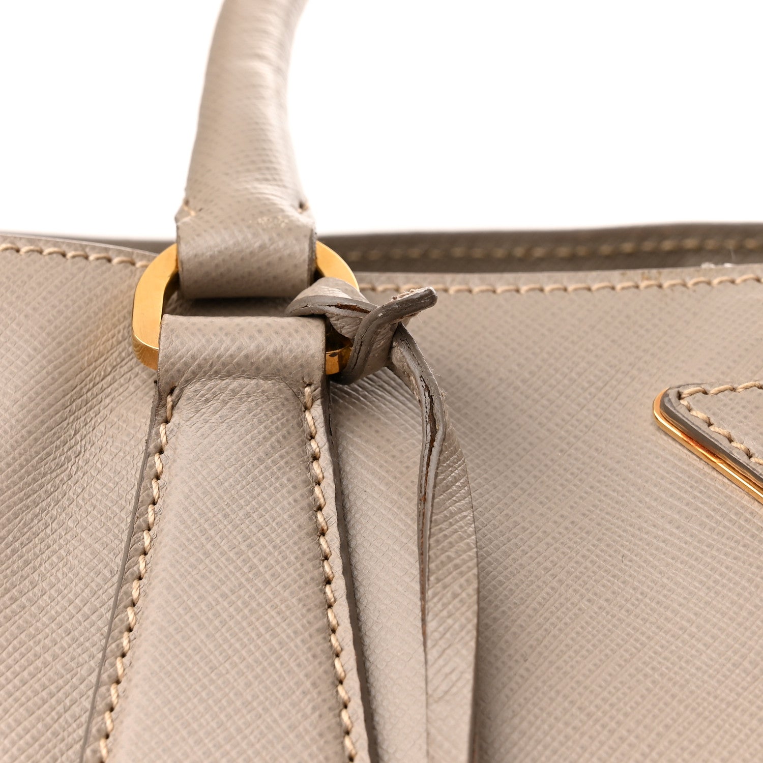 Prada Saffiano Large Galleria Double Zip Tote Argilla 15 of 19