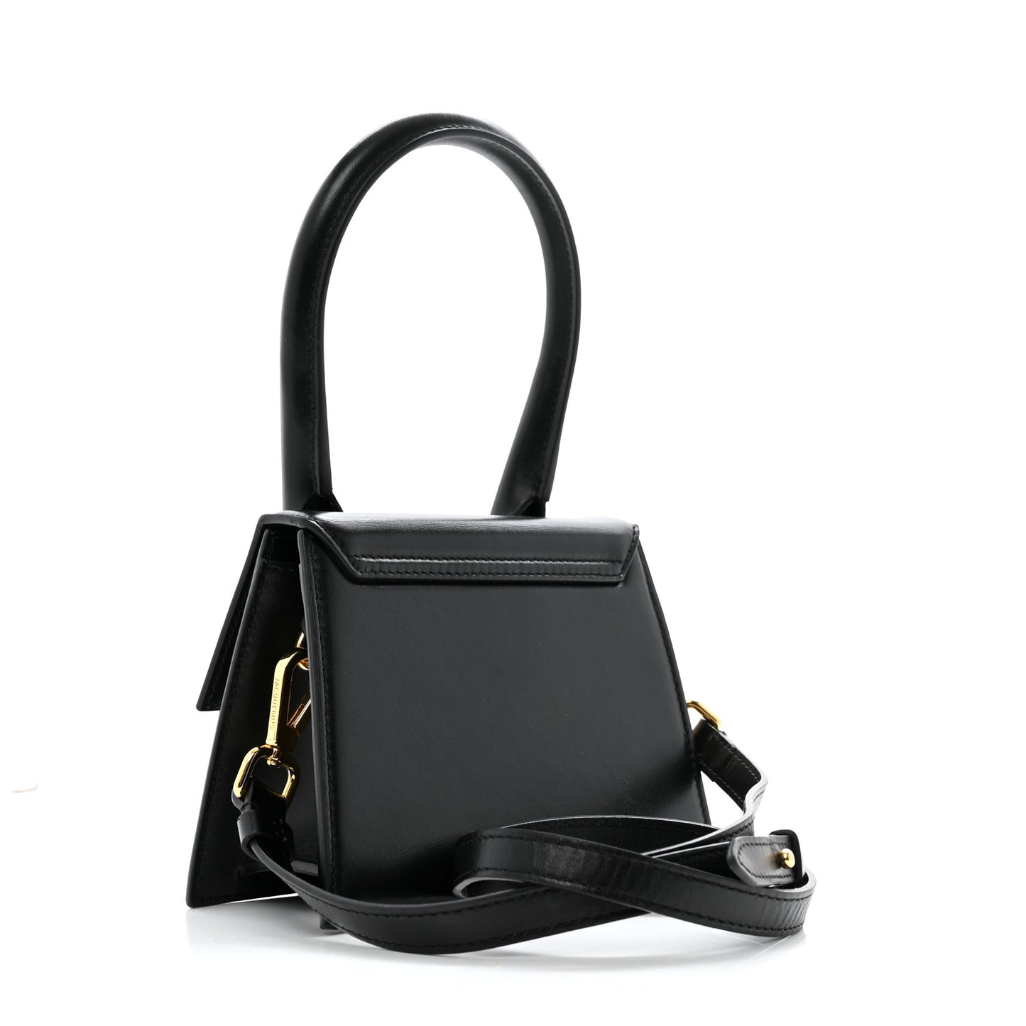 Smooth Calfskin Le Chiquito Moyen Black