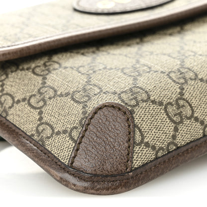 Gucci GG Supreme Monogram Neo Vintage Web Belt Bag Brown 10 of 13