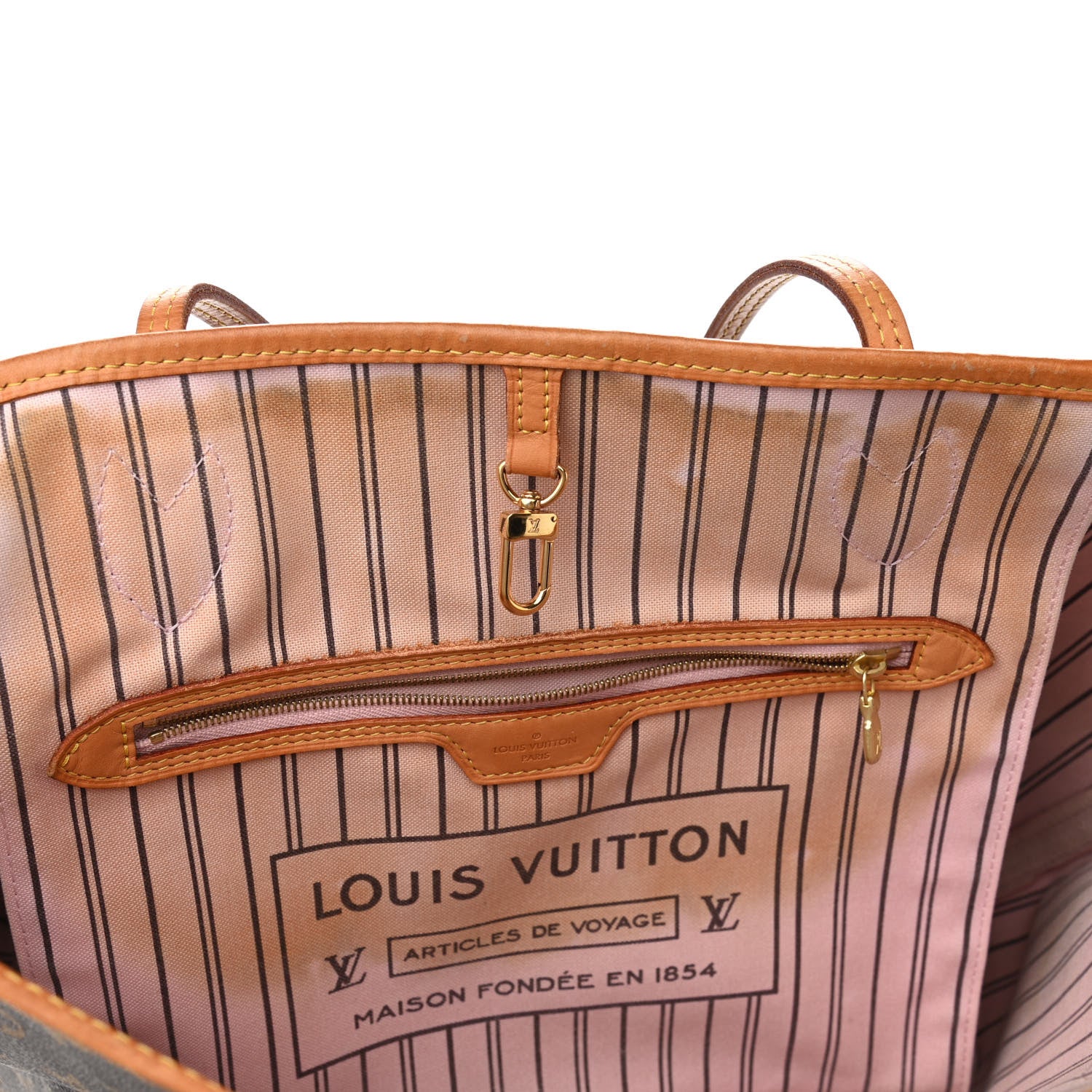 Louis Vuitton Monogram Neo Neverfull MM Rose Ballerine 10 of 10