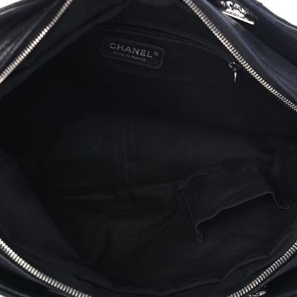 Chanel Calfskin Large Diamond Stitch Tote Black 4 of 4