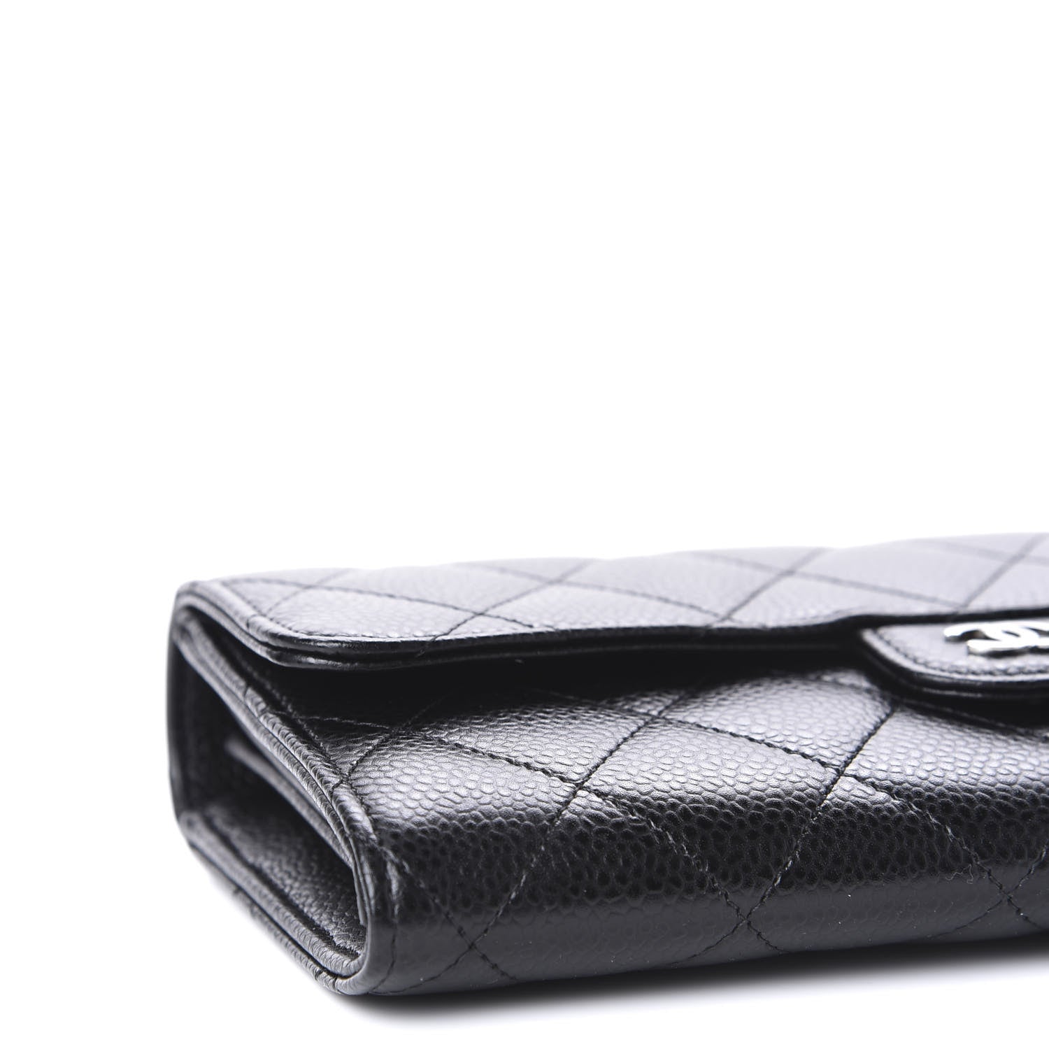 Chanel Caviar Quilted Large Flap Wallet Black 6 of 12