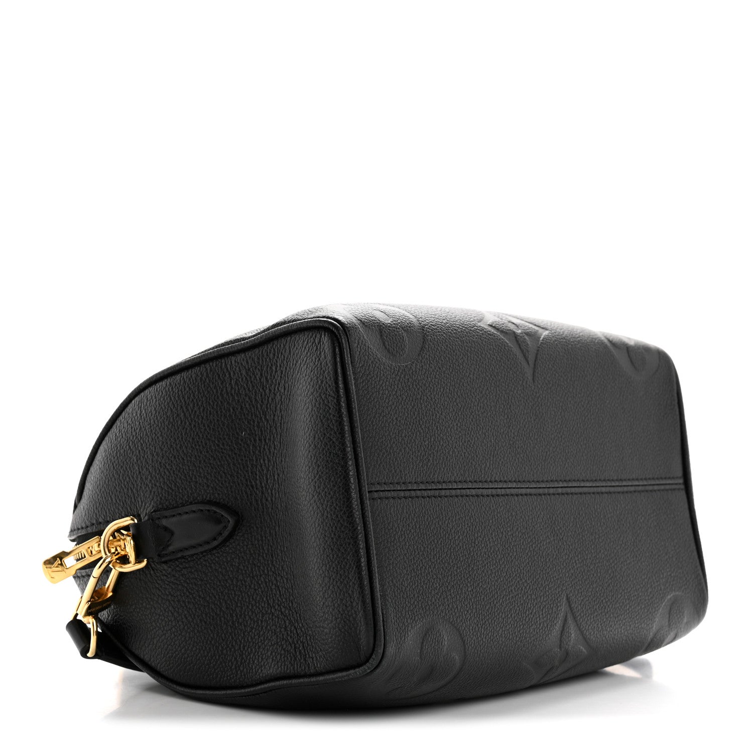 Louis Vuitton Empreinte Monogram Giant Speedy Bandouliere 25 Black 4 of 14