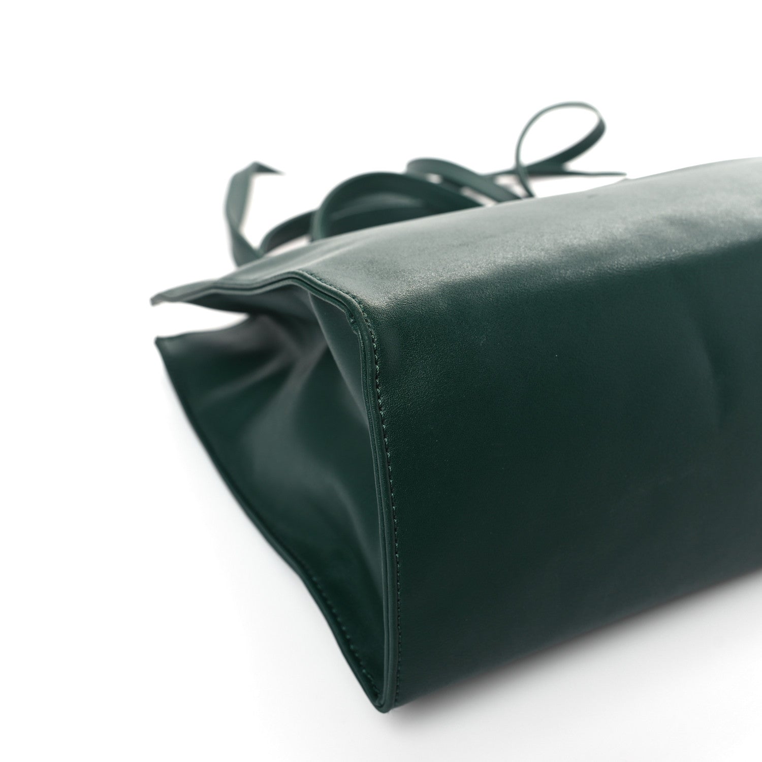 Telfar Vegan Leather Medium Shopping Bag Dark Olive 8 of 9