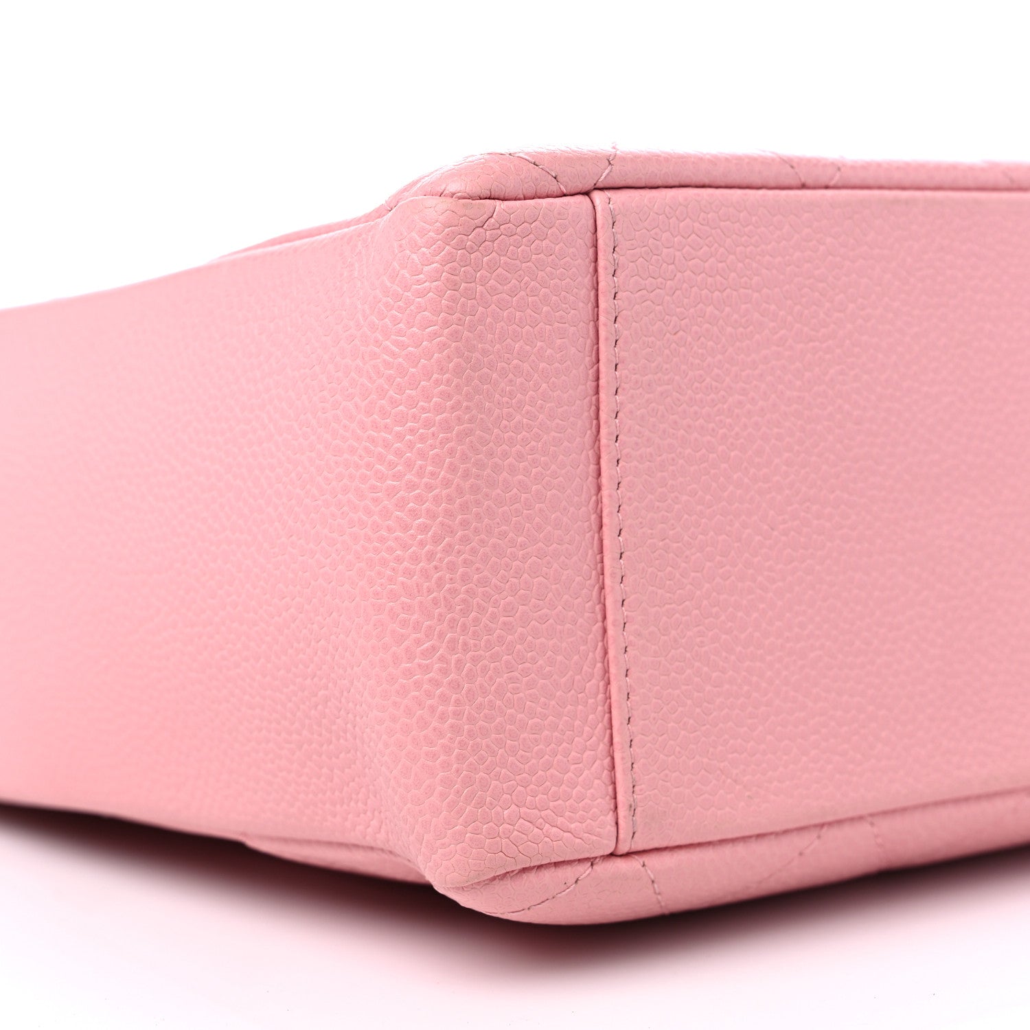 Chanel Caviar Quilted Petit Shopping Tote PST Pink 8 of 10