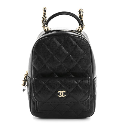 Chanel Caviar Quilted CC Mini Classic Backpack Black 1 of 11