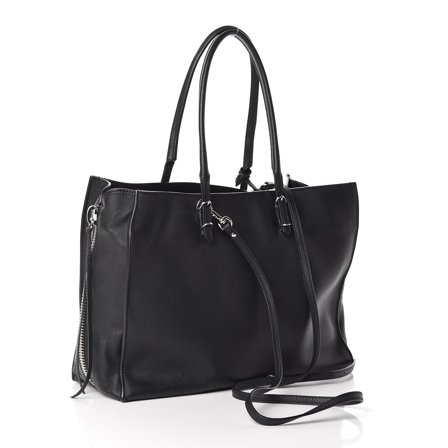 Balenciaga Veau Papier B4 Zip Around Tote Black 4 of 14