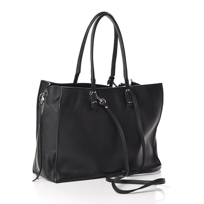 Balenciaga Veau Papier B4 Zip Around Tote Black 4 of 14
