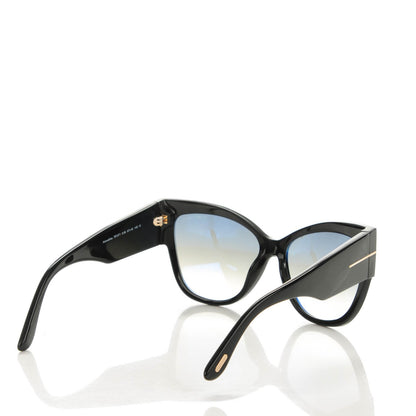 Tom Ford Acetate Anoushka Cat Eye Sunglasses TF371 Black 5 of 6
