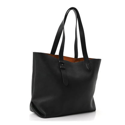 Louis Vuitton Grained Calfskin Low Key Cabas MM Black 4 of 10