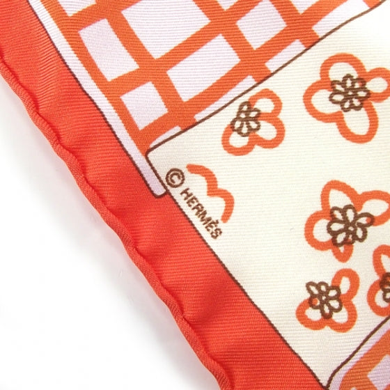 Silk Scarf Avez-Vous Bien Dormi By A.Gonnet