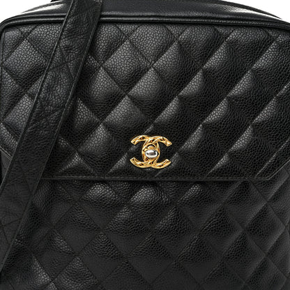 Chanel Caviar Quilted Flap Shoulder Bag Black 9 of 11