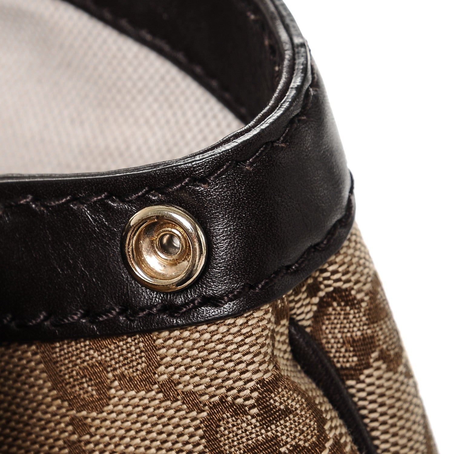 Gucci Satin Monogram Medium Abbey Shoulder Bag Bronze 26 of 26