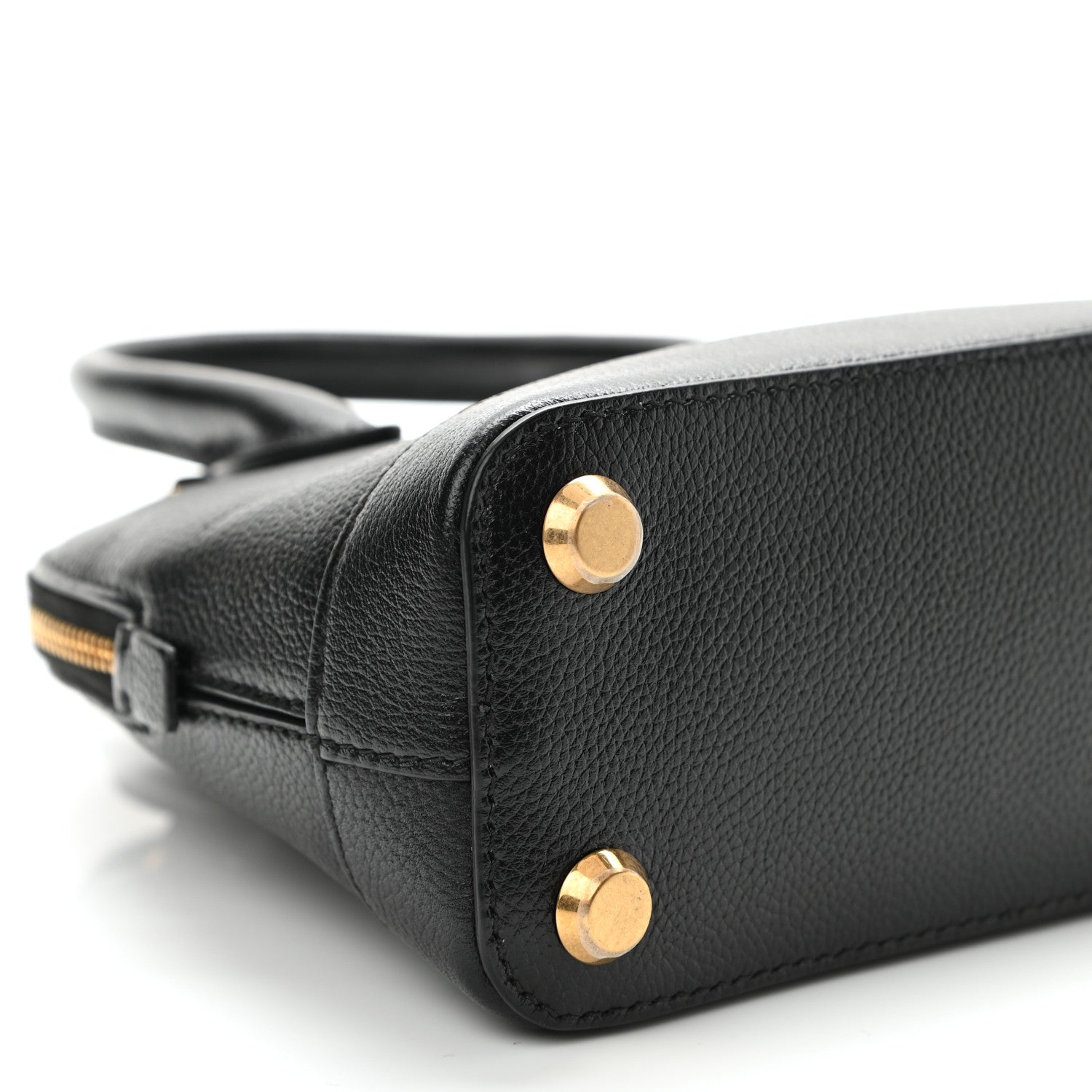 Balenciaga Grained Calfskin XXS Ville Top Handle Bag Black 10 of 11