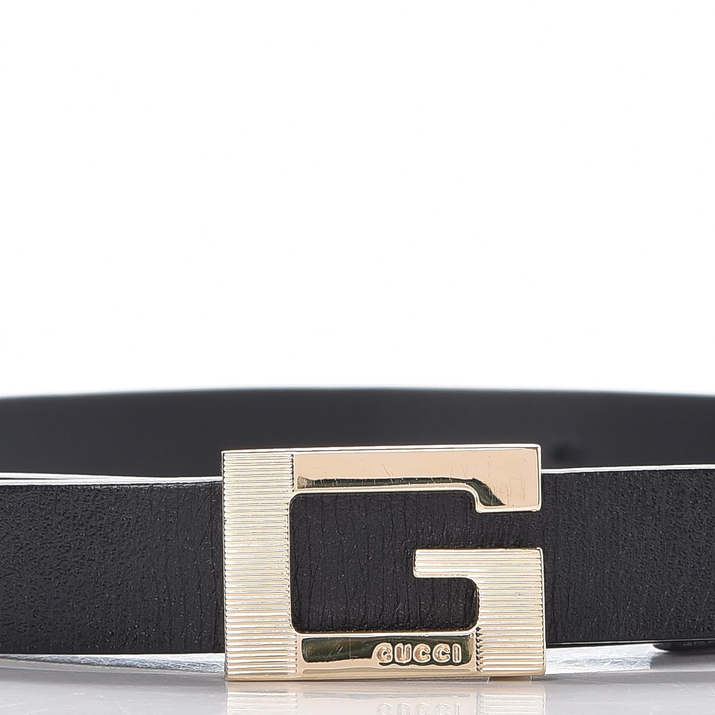 Calfskin G Logo Belt 75 30 Black