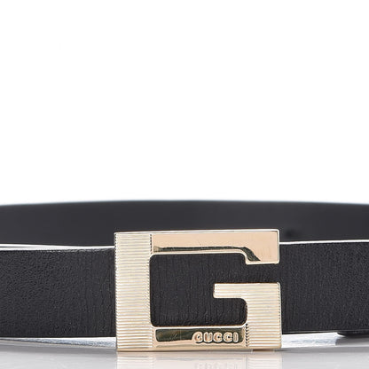 Gucci Calfskin G Logo Belt 75 30 Black 6 of 7