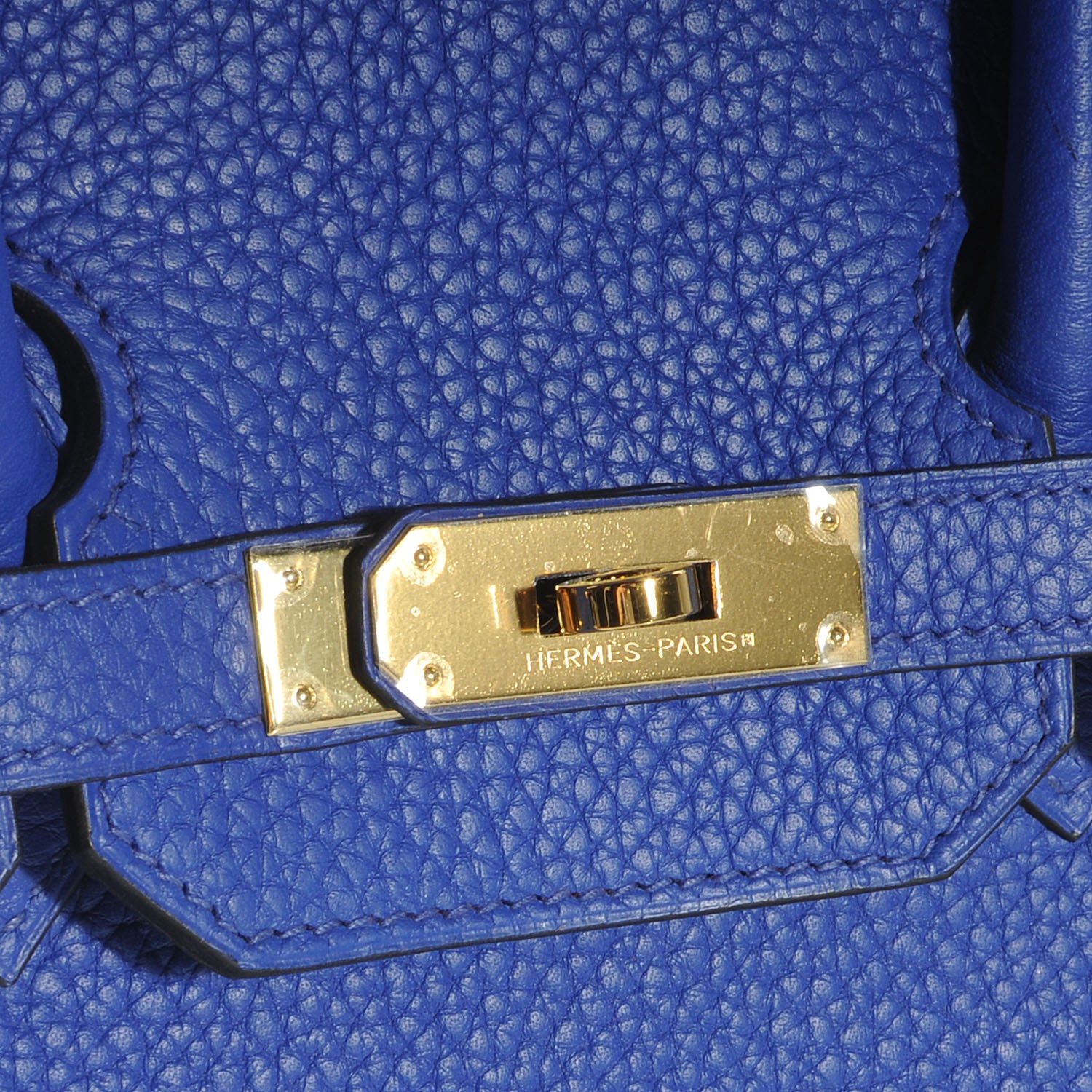 Hermes Togo Birkin 35 Bleu Electrique 9 of 9