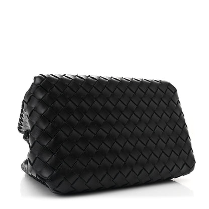 Bottega Veneta Nappa Intrecciato Medium Parachute Shoulder Bag Black 4 of 9