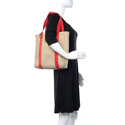 Louis Vuitton Toile Antigua Cabas MM Beige 5 of 11