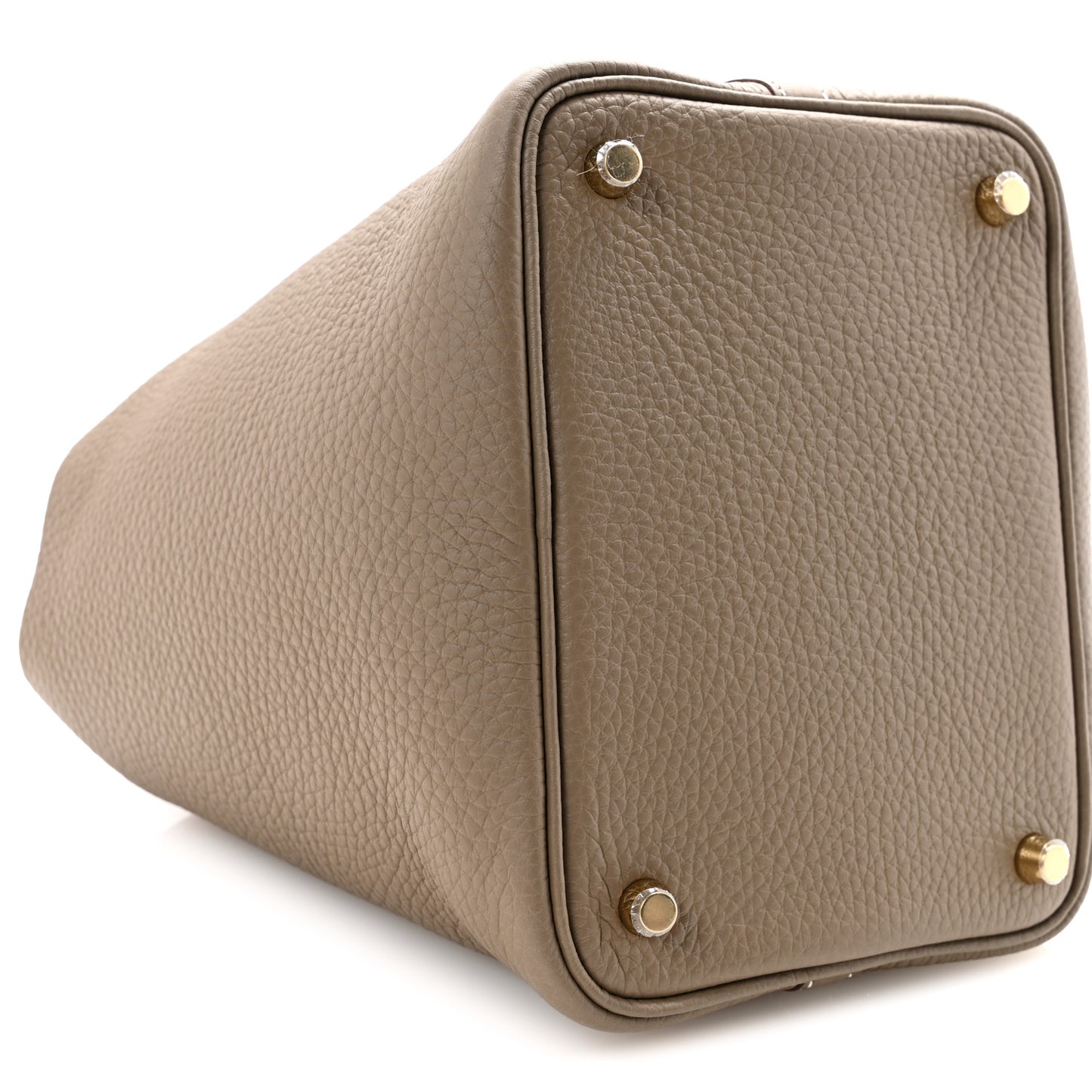 Taurillon Clemence Picotin Lock 18 PM Etoupe