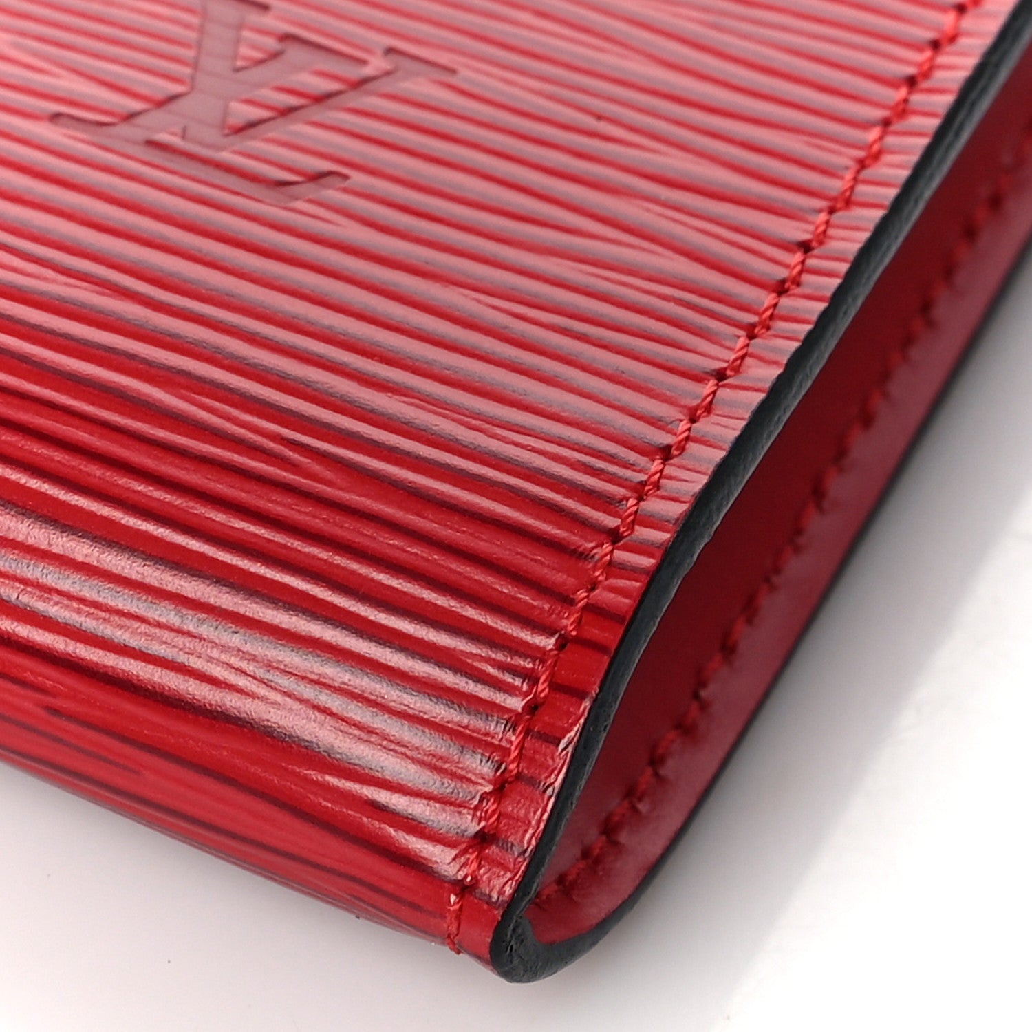 Louis Vuitton Epi Pochette Accessories 24 Castillan Red 7 of 7
