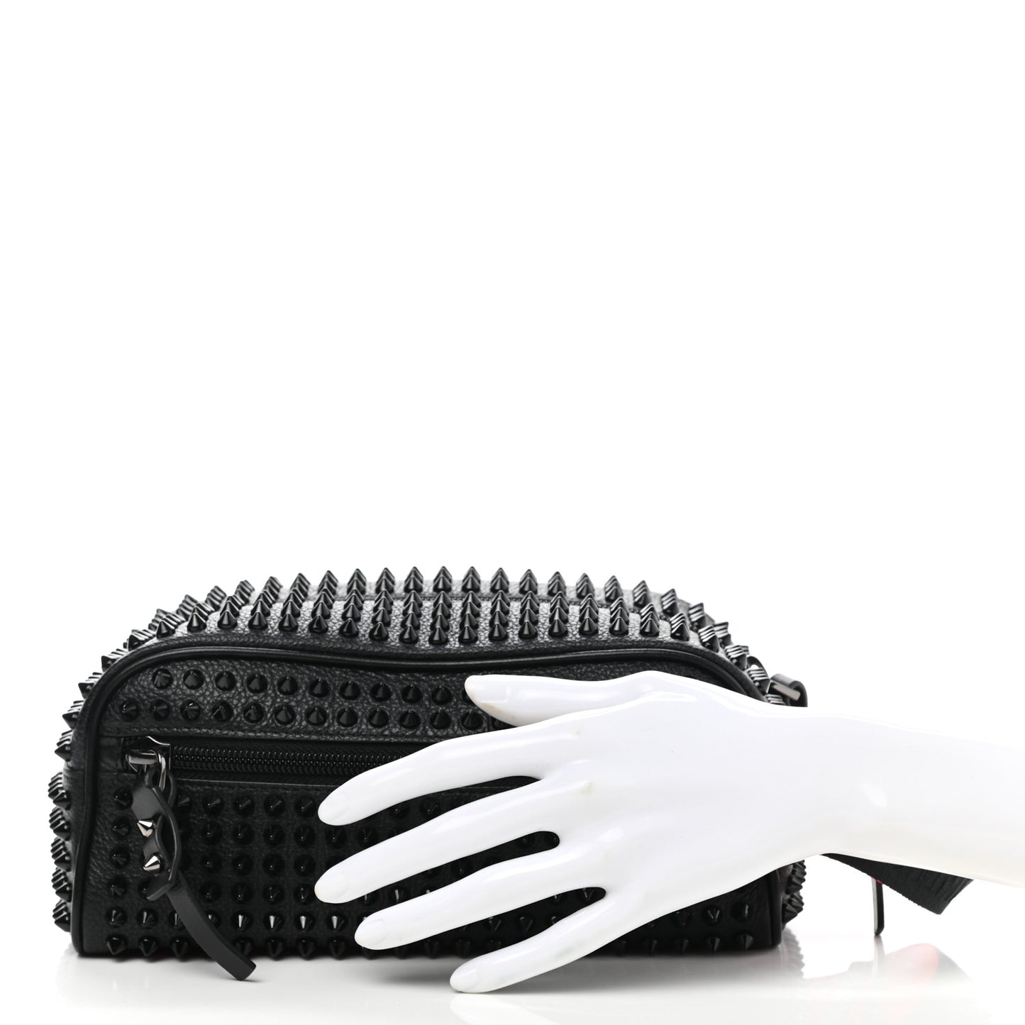 Calfskin Spikes Mens Blaster Toiletry Bag Black