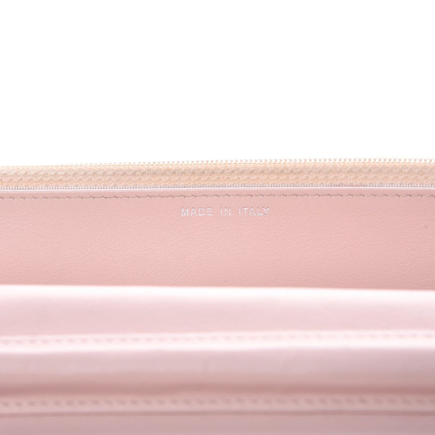 Patent Quilted Wallet On Chain WOC Light Pink