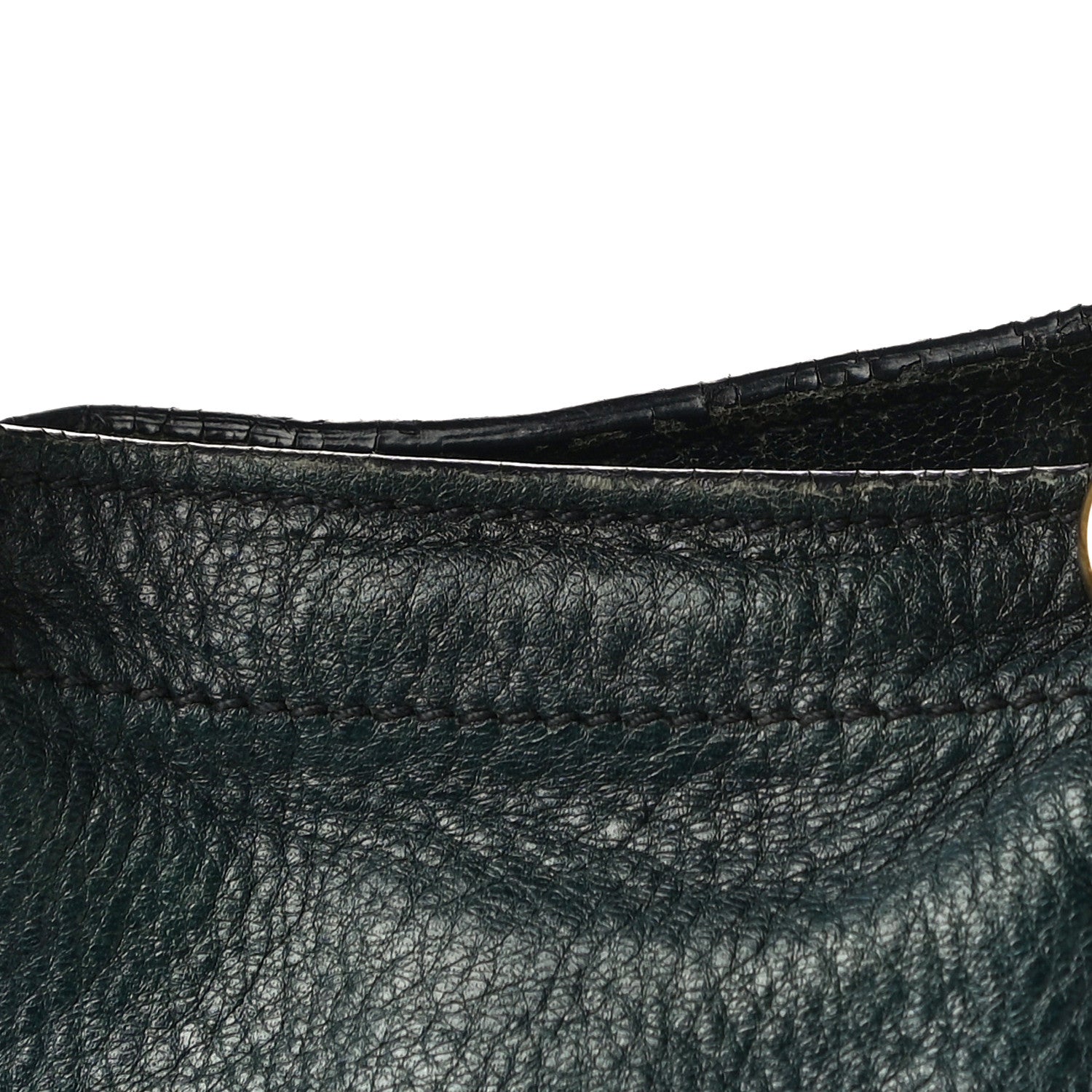 Prada Vitello Daino Shopping Tote Blue 16 of 19