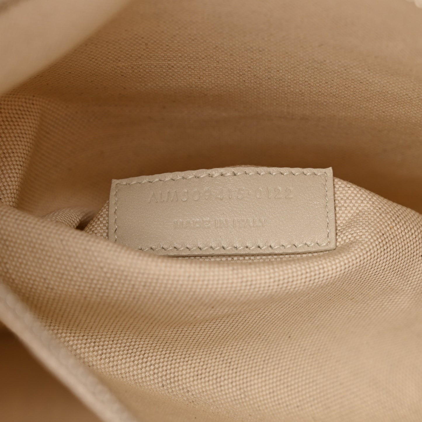 Cotton Linen Rive Gauche Tote Light Shell