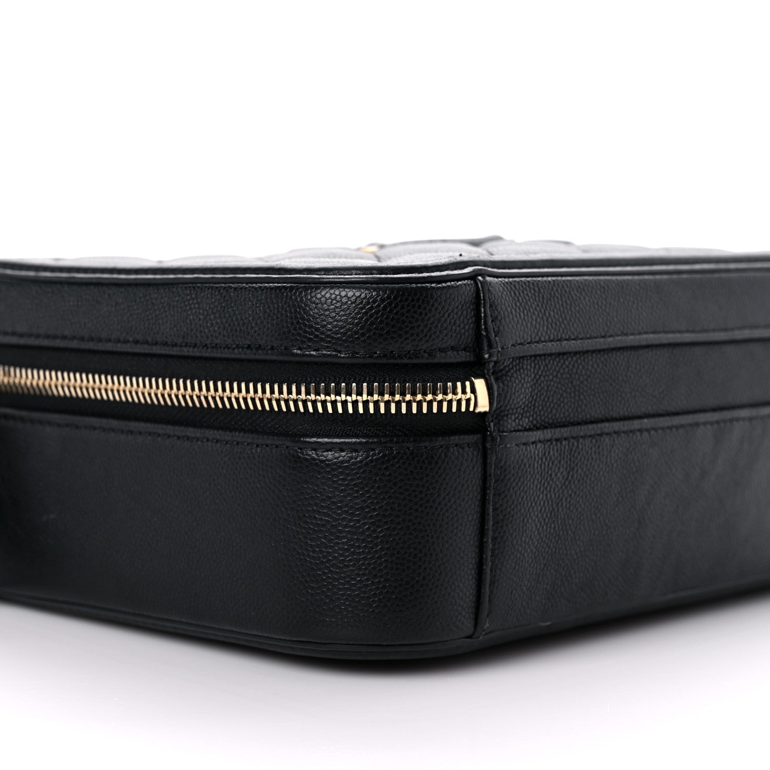 Chanel Caviar Quilted Medium CC Filigree Vanity Case Black 8 of 14